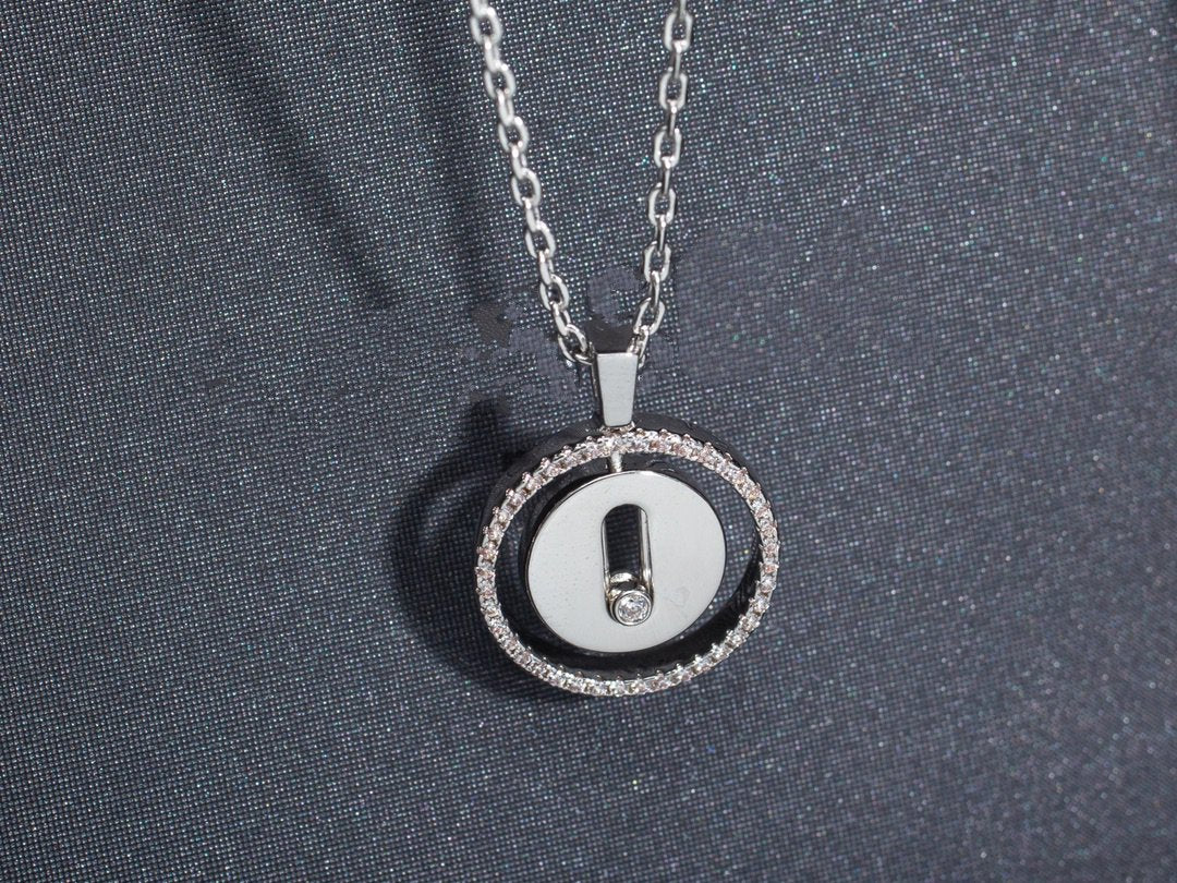 [baslovejewels]LUCKY MOVE PM NECKLACE SILVER DIAMOND