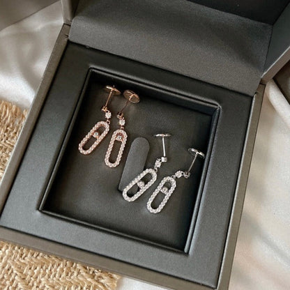 [baslovejewels]DORMEUSES MOVE UNO DIAMOND EARRINGS