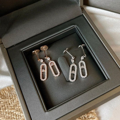 [baslovejewels]DORMEUSES MOVE UNO DIAMOND EARRINGS
