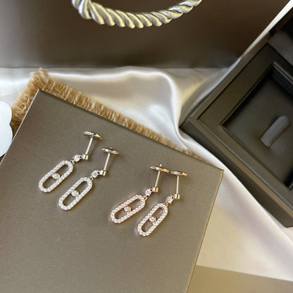[baslovejewels]DORMEUSES MOVE UNO DIAMOND EARRINGS