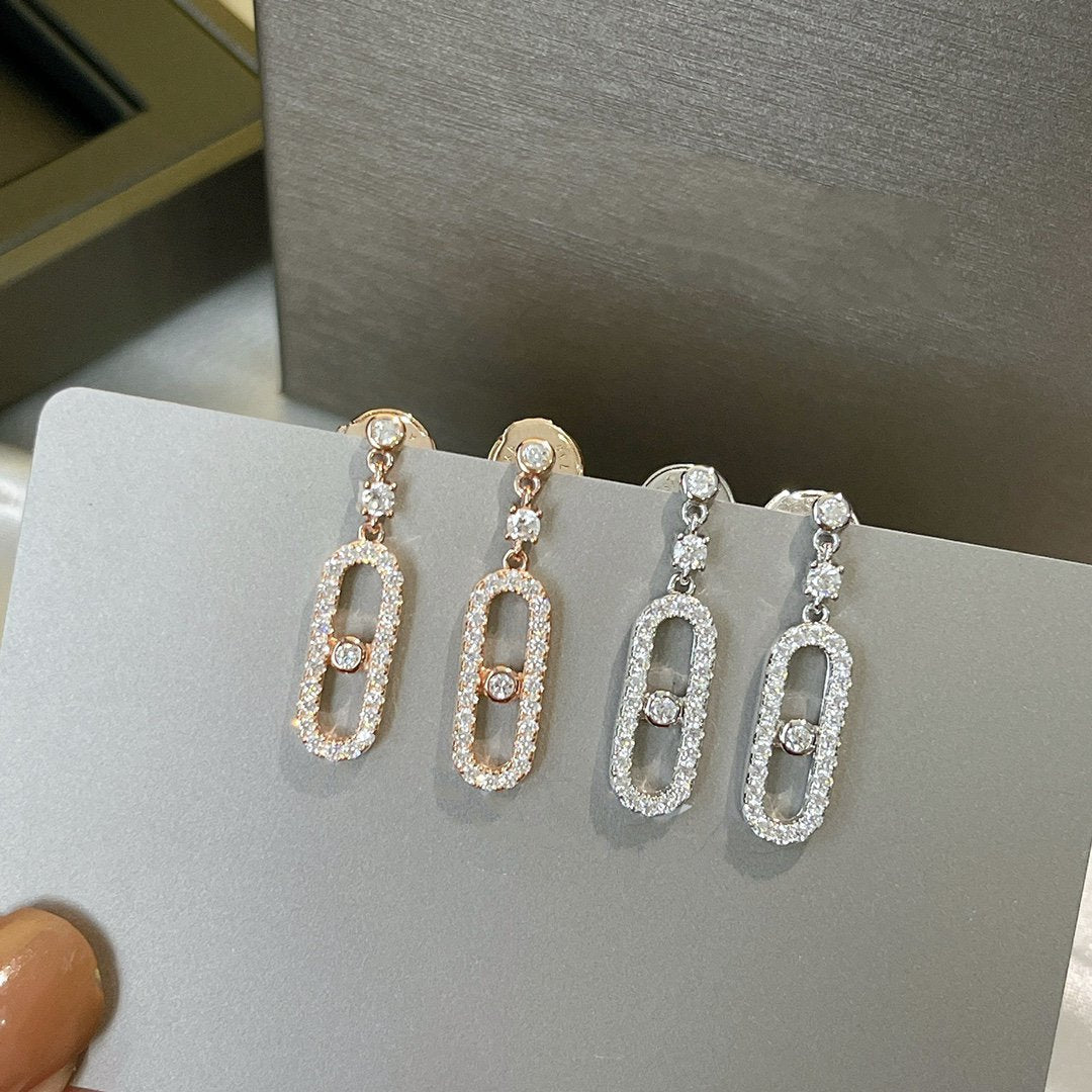 [baslovejewels]DORMEUSES MOVE UNO DIAMOND EARRINGS