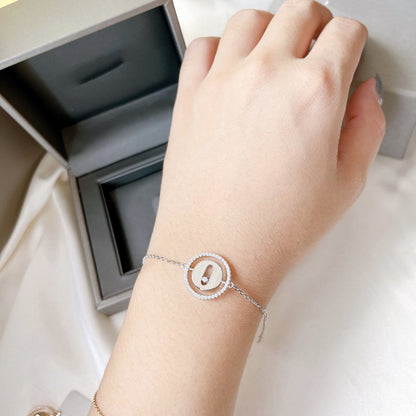 [baslovejewels]LUCKY MOVE PAVED DIAMOND BRACELET