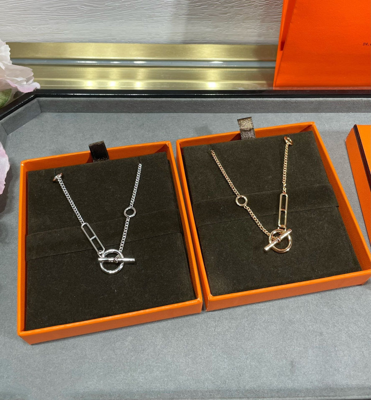 [baslovejewels]HM STERLING CHAINE D'ANCRE HEART