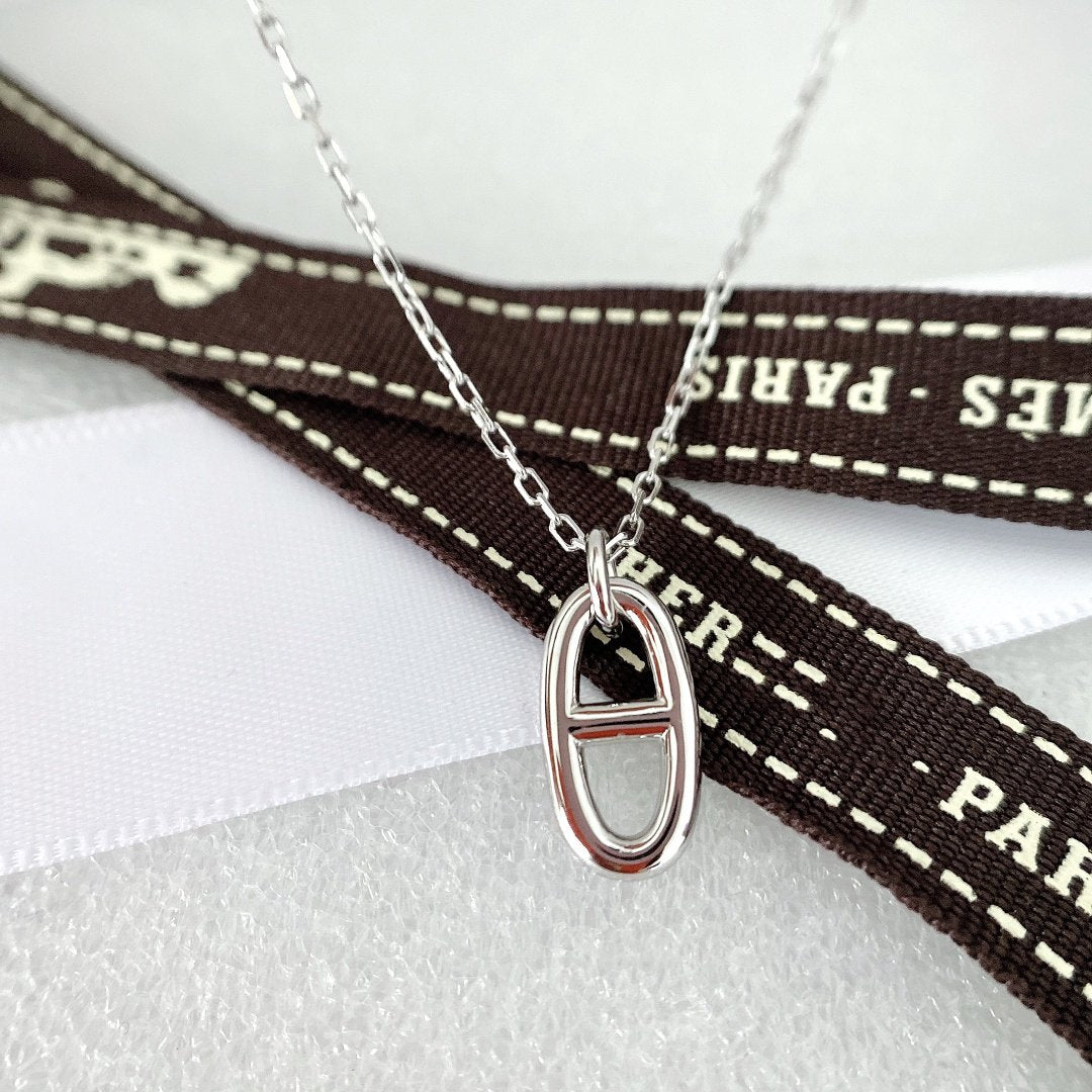 [baslovejewels]HM PIG NOSE NECKLACE