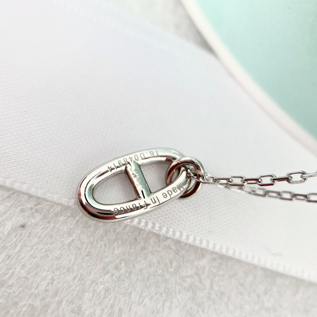 [baslovejewels]HM PIG NOSE NECKLACE