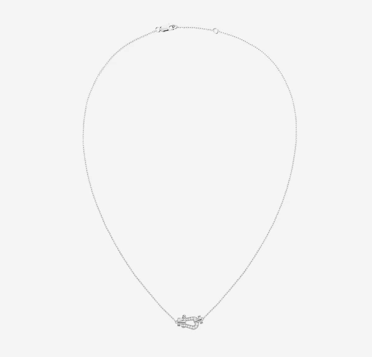 [baslovejewels]FORCE 10 DIAMOND SILVER NECKLACE MINI MODEL