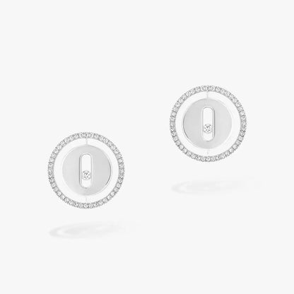 [baslovejewels]Lucky Move Diamond Earrings