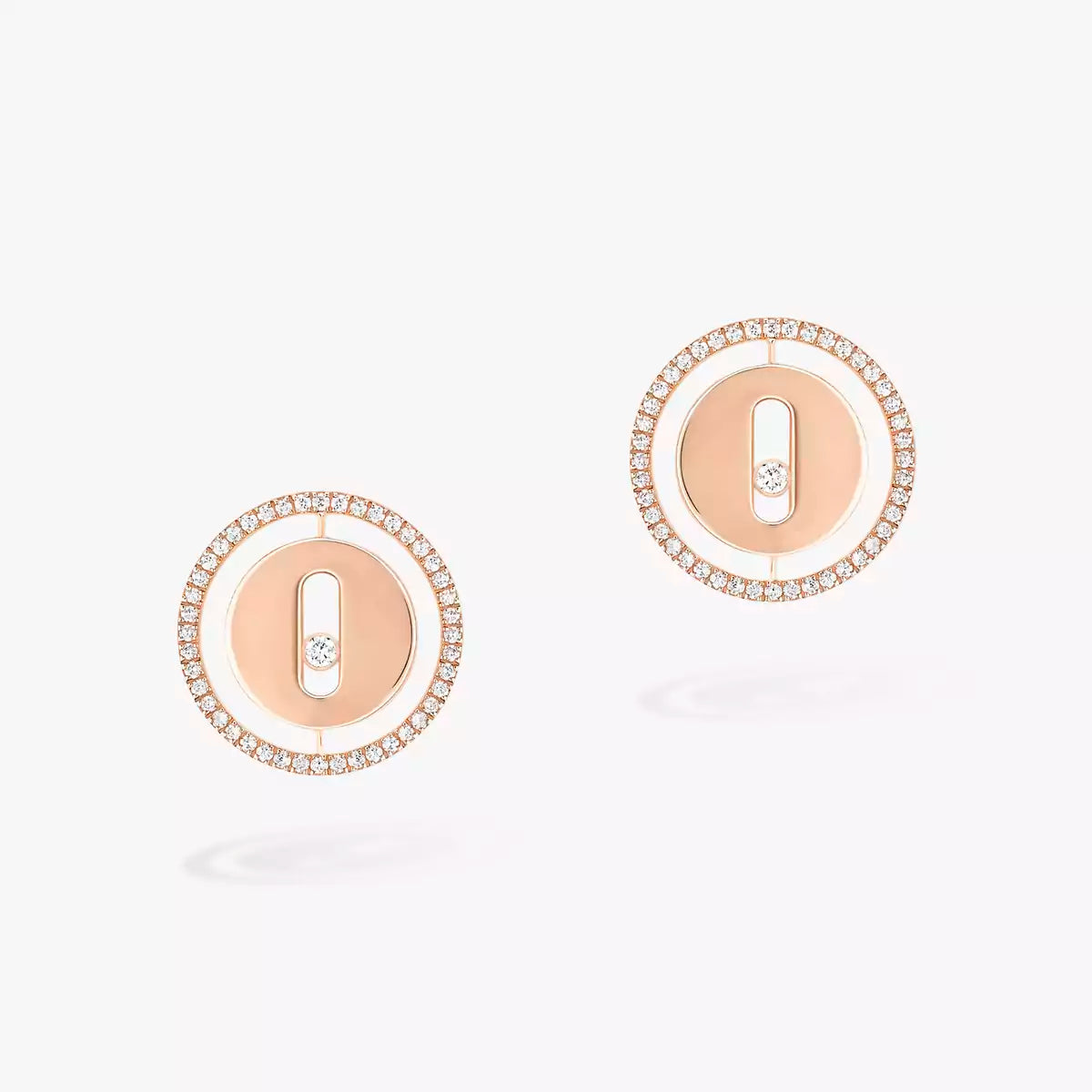 [baslovejewels]Lucky Move Diamond Earrings