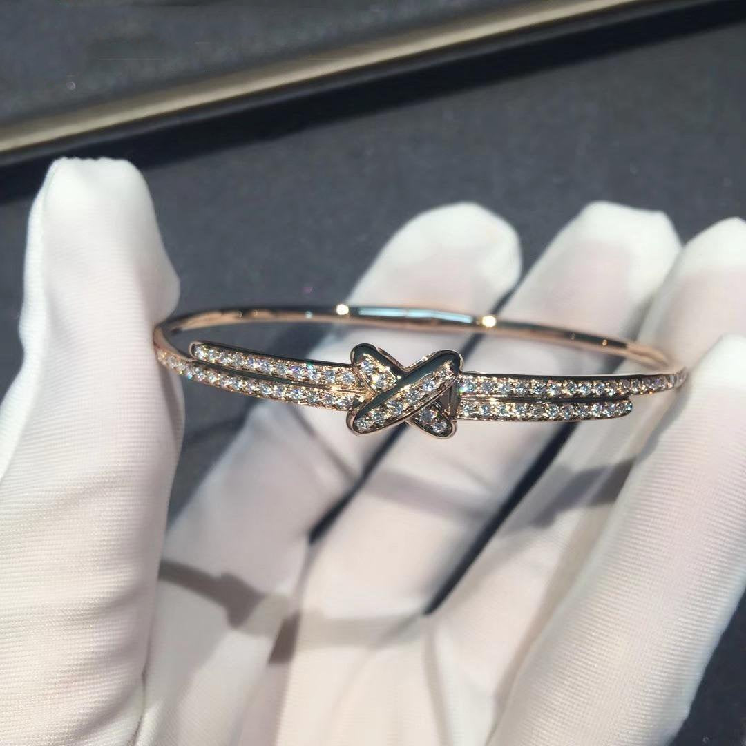 [baslovejewels]JEUX DE BRACELET DIAMONDS PINK GOLD