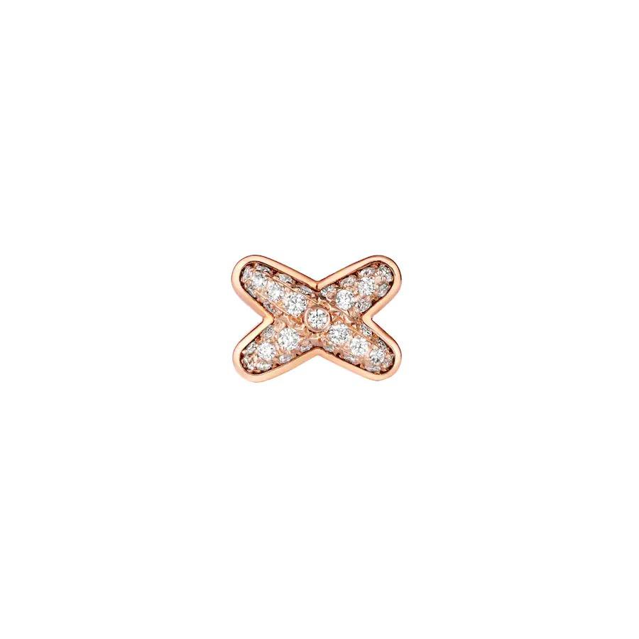 [baslovejewels]JEUX DE PINK GOLD DIAMOND EARRINGS