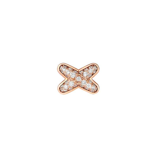 [baslovejewels]JEUX DE PINK GOLD DIAMOND EARRINGS