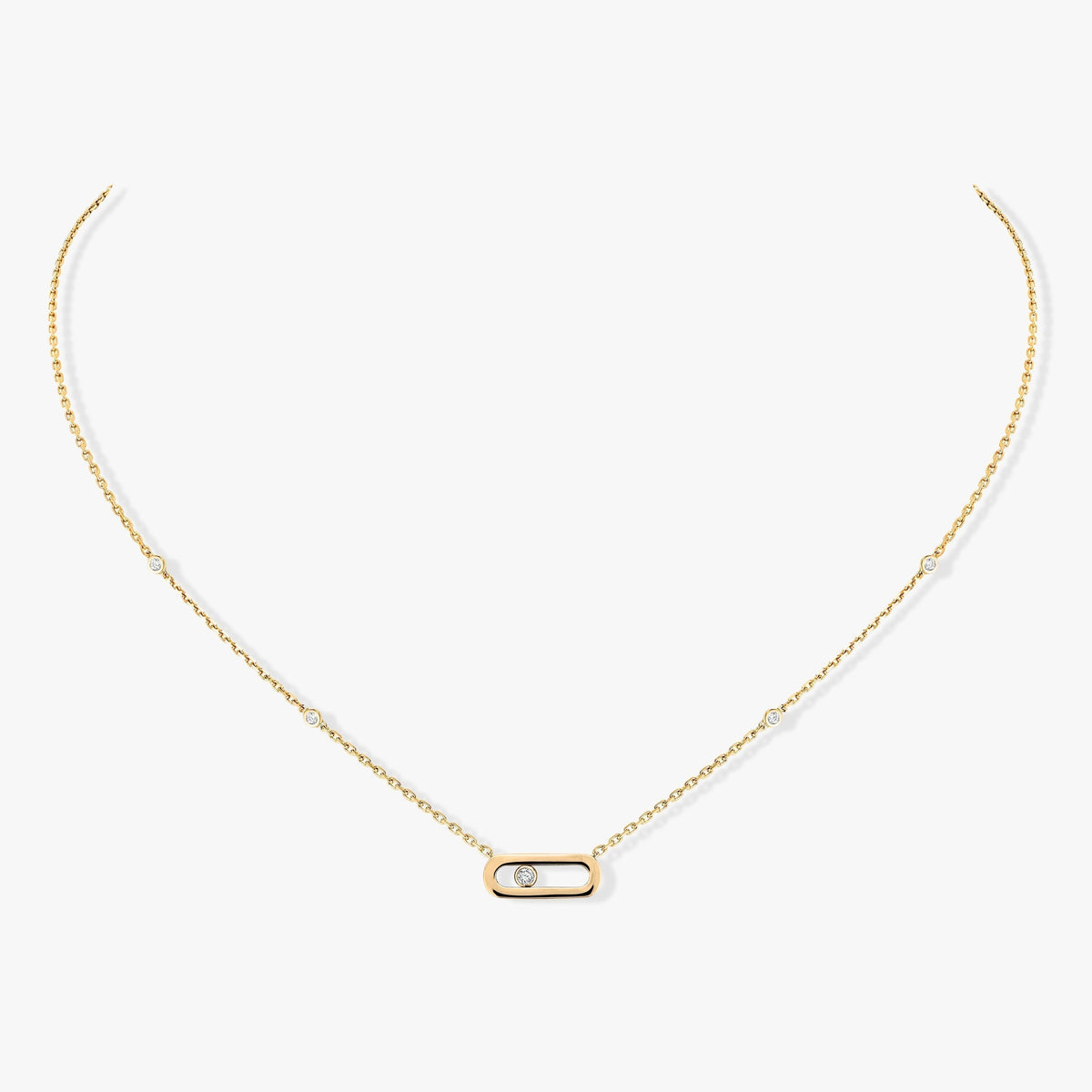 [baslovejewels]MOVE UNO DIAMOND NECKLACE