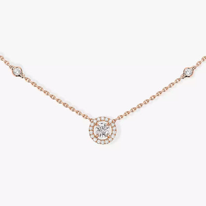 [baslovejewels]Diamond Necklace 0,20ct Brilliant Shape Joy