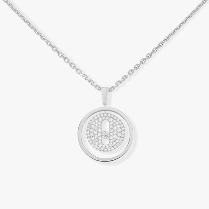 [baslovejewels]LUCKY MOVER PM PAVED NECKLACE