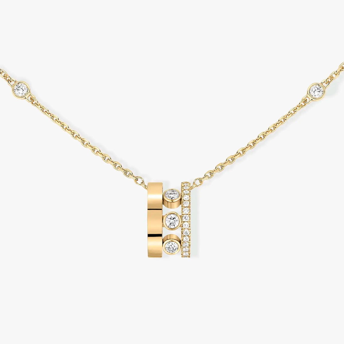 [baslovejewels]CHAIN MOVE ROMANE PEDAND NECKLACE