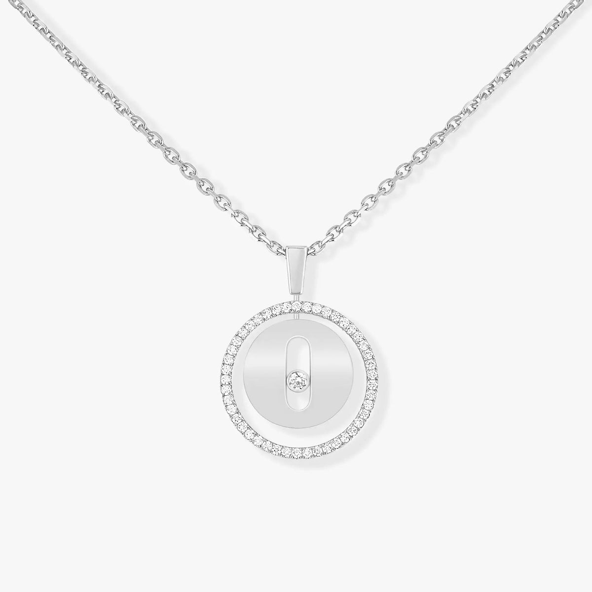 [baslovejewels]LUCKY MOVE PM NECKLACE SILVER DIAMOND