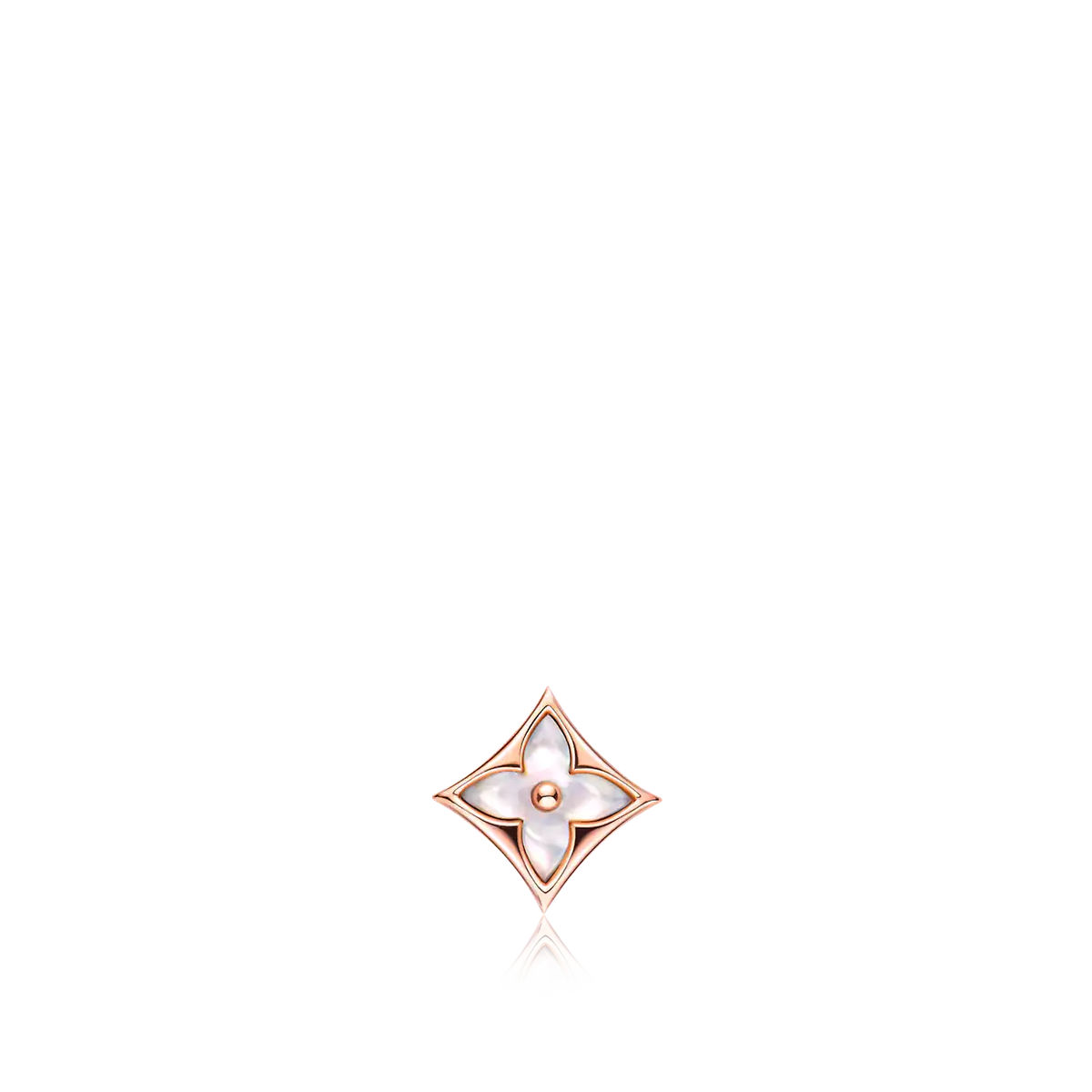 [baslovejewels]STAR MOP PINK GOLD EARRINGS