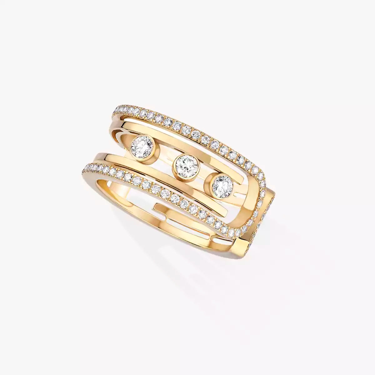 [baslovejewels]Move 10th Diamond Ring in Gold