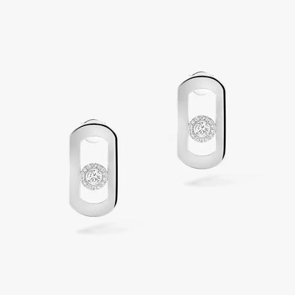 [baslovejewels]So Move Diamond Earrings in Yellow Gold