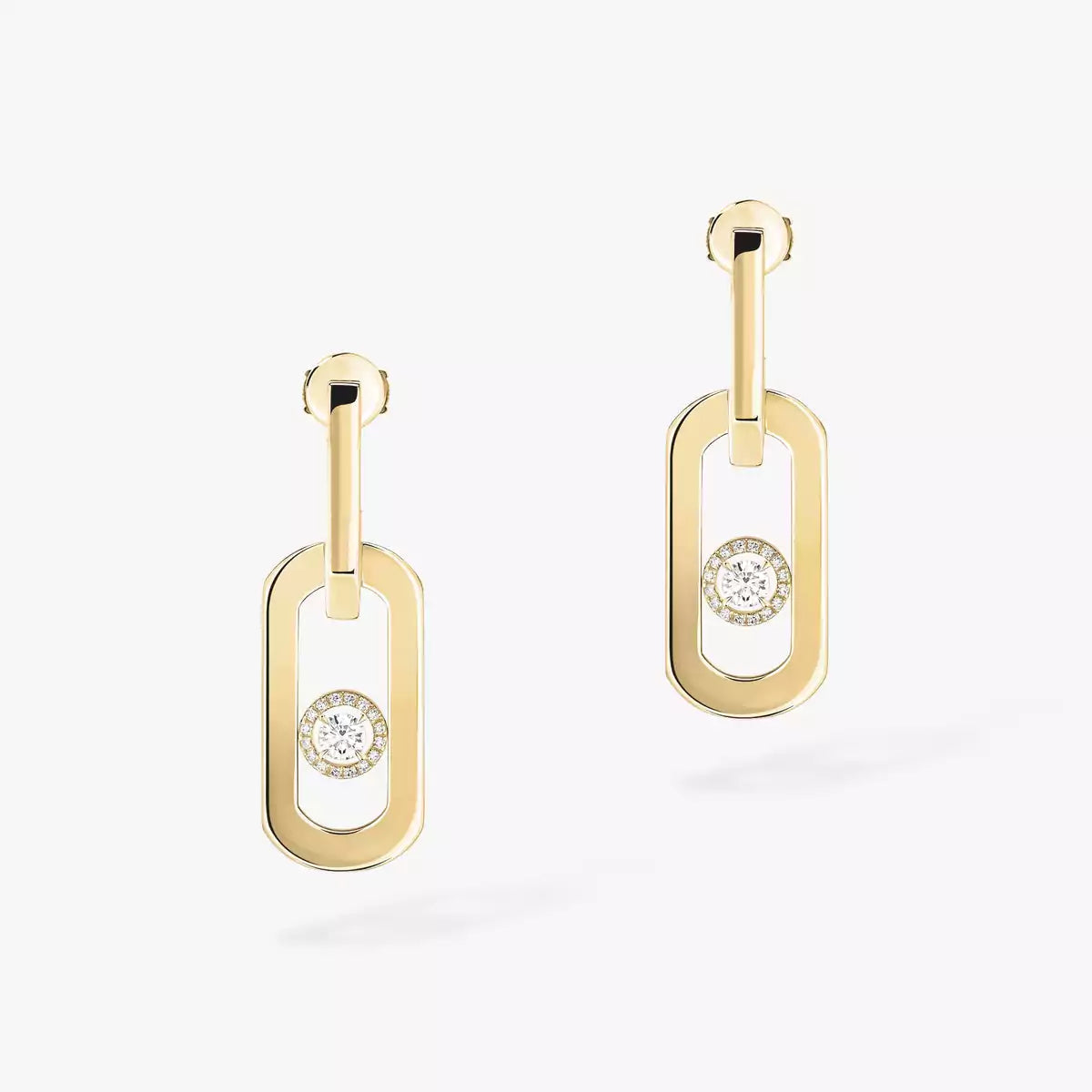 [baslovejewels] So Move XL Diamond Hoop Earring