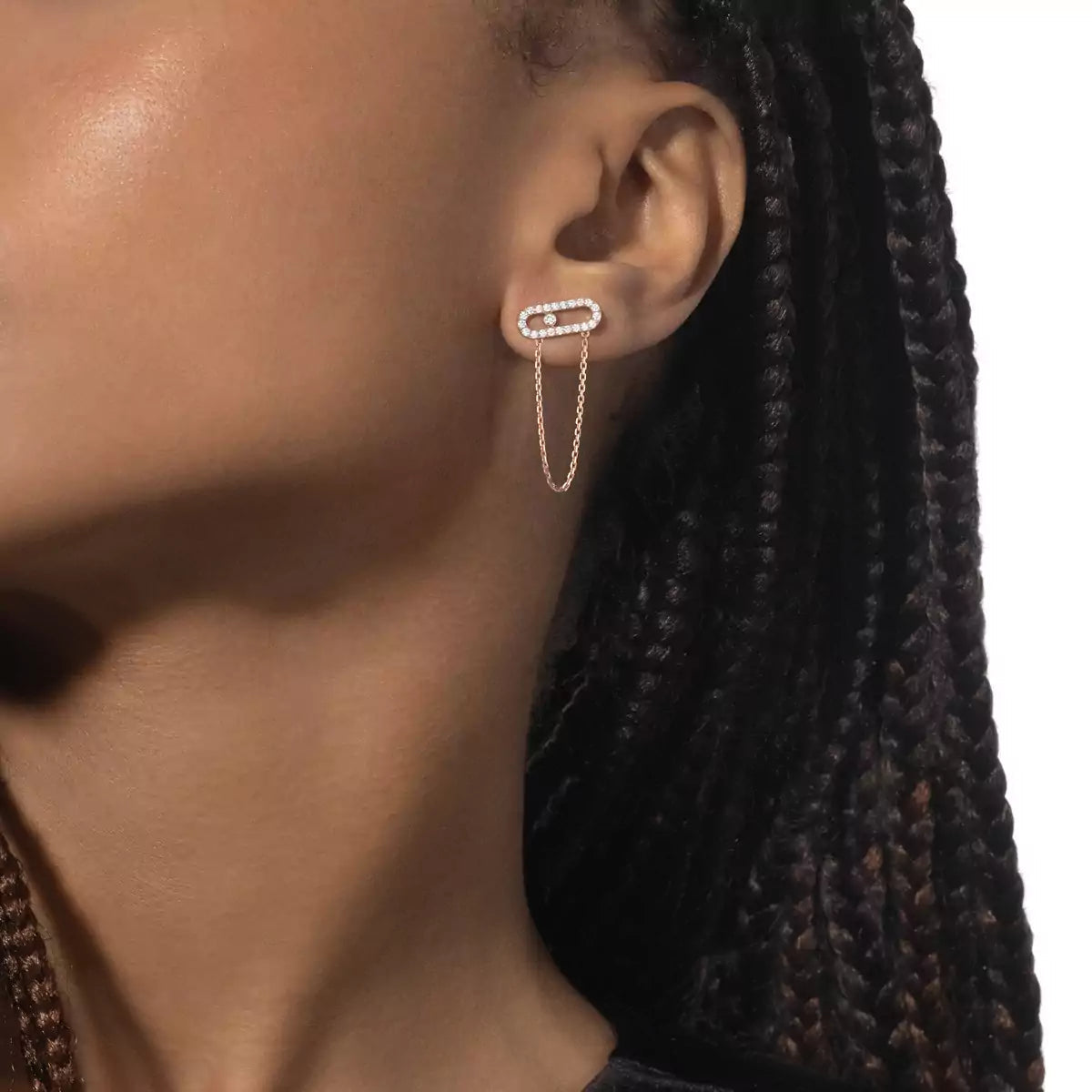 [baslovejewels]Move Uno Diamond Earrings