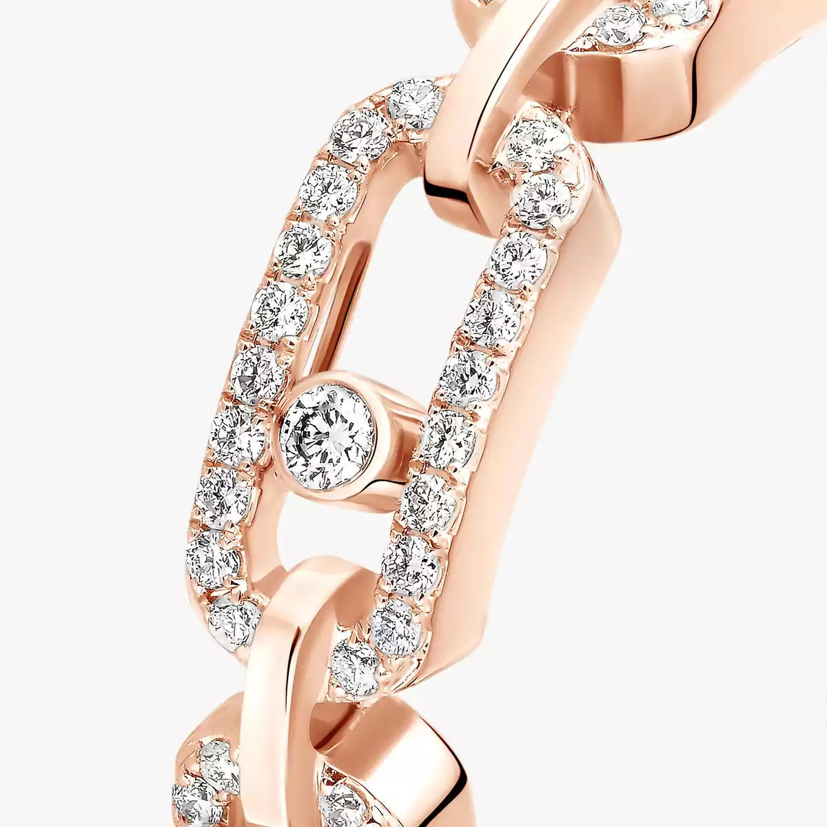 [baslovejewels]Move Link Pave_-Set Diamond Ring in Gold