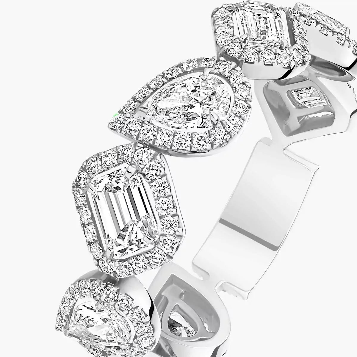 [baslovejewels]Diamond Wedding Ring My Twin