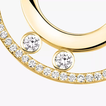 [baslovejewels]Move Romane Small Diamond Hoop Earrings