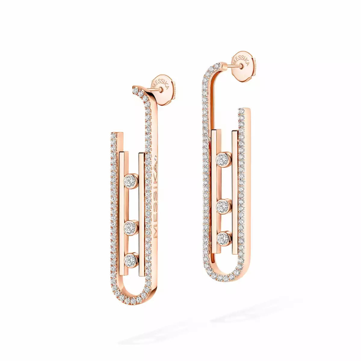 [baslovejewels]Diamond Pendant Earrings Move 10Th