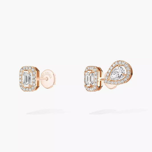 [baslovejewels]Diamond Earrings 0,10ct My Twin 1+2