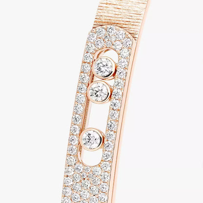 [baslovejewels]Move Noa Ciselé half pavé bangle