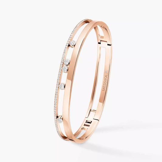 [baslovejewels]Move Romane Diamond Bangle Bracelet