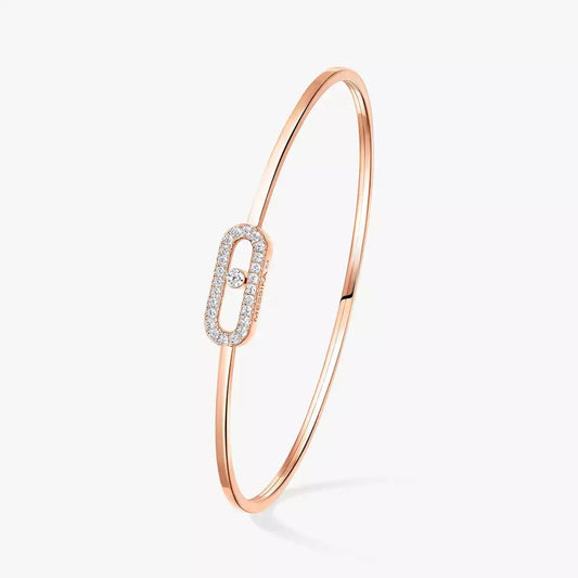 [baslovejewels]Move Uno pavé flex bangle medium
