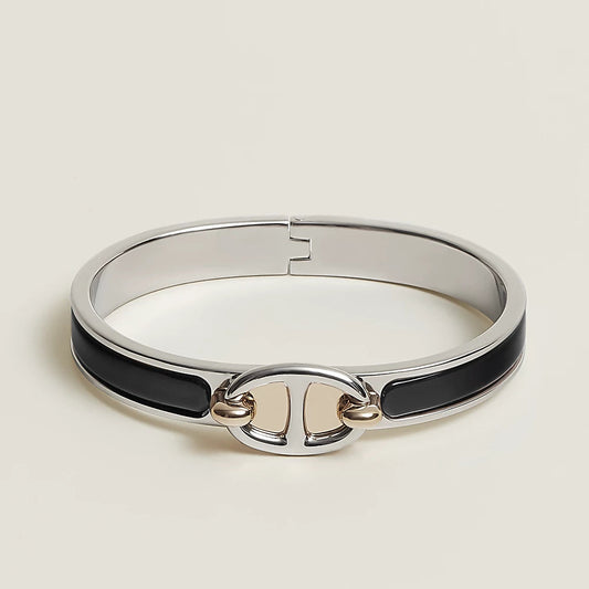 [baslovejewels]CLIC CHAINE SILVER BRACELET