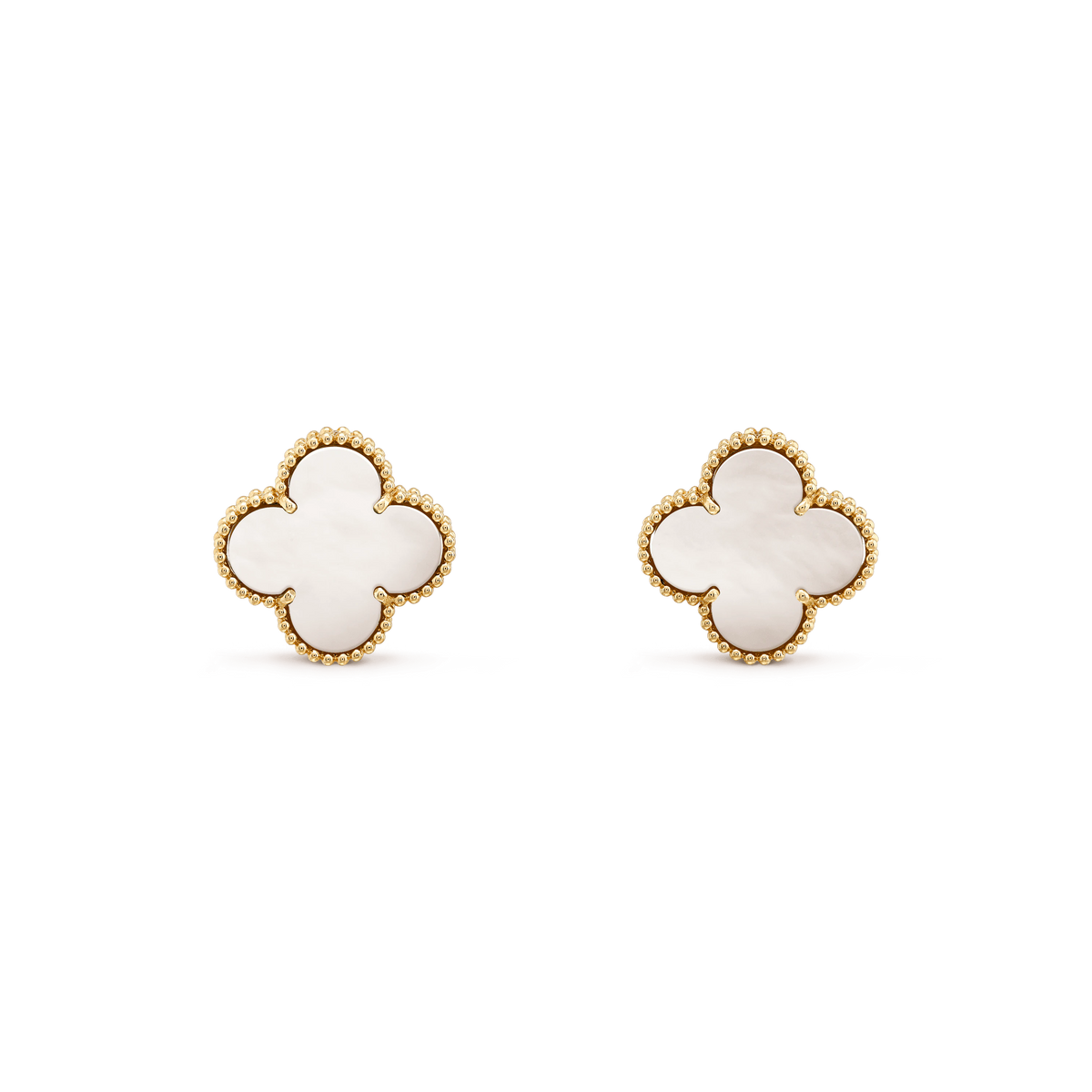 [basloveJW]CLOVER MINI GOLD EARRINGS