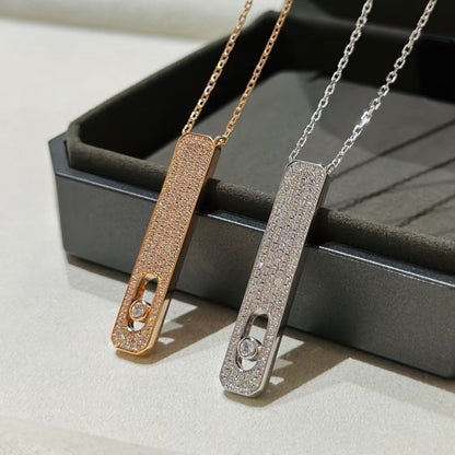 [baslovejewels]MY FIRST DIAMOND PAVED NECKLACE