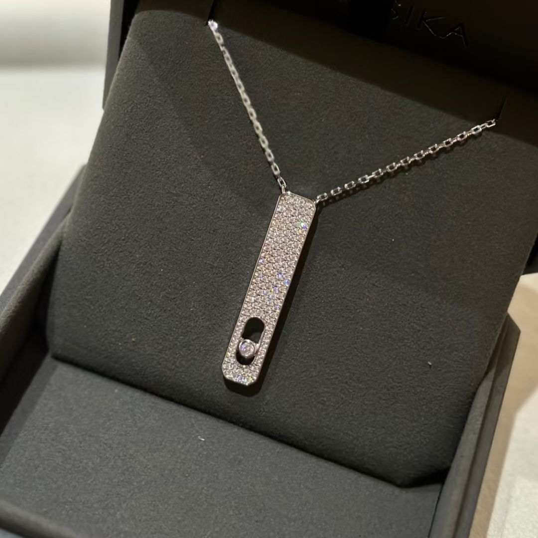 [baslovejewels]MY FIRST DIAMOND PAVED NECKLACE
