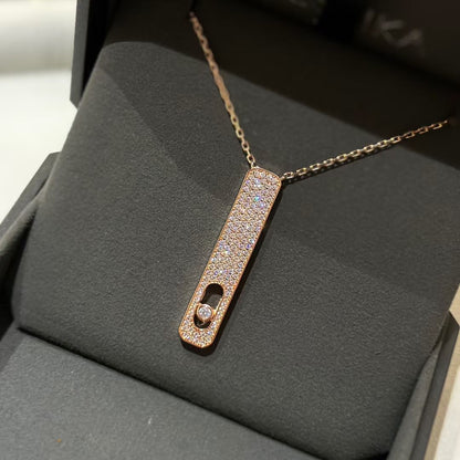 [baslovejewels]MY FIRST DIAMOND PAVED NECKLACE