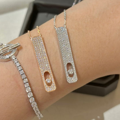 [baslovejewels]MY FIRST DIAMOND PAVED NECKLACE